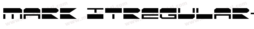 mark itregular字体转换